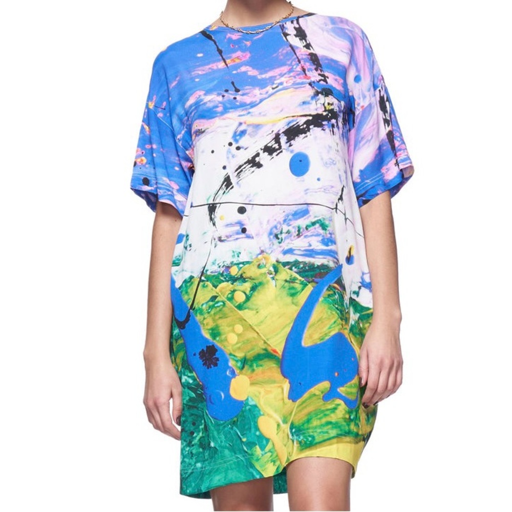 The Kit Maya Beautiful Abstract Jewel Side Pockets‎ Dress Size XL